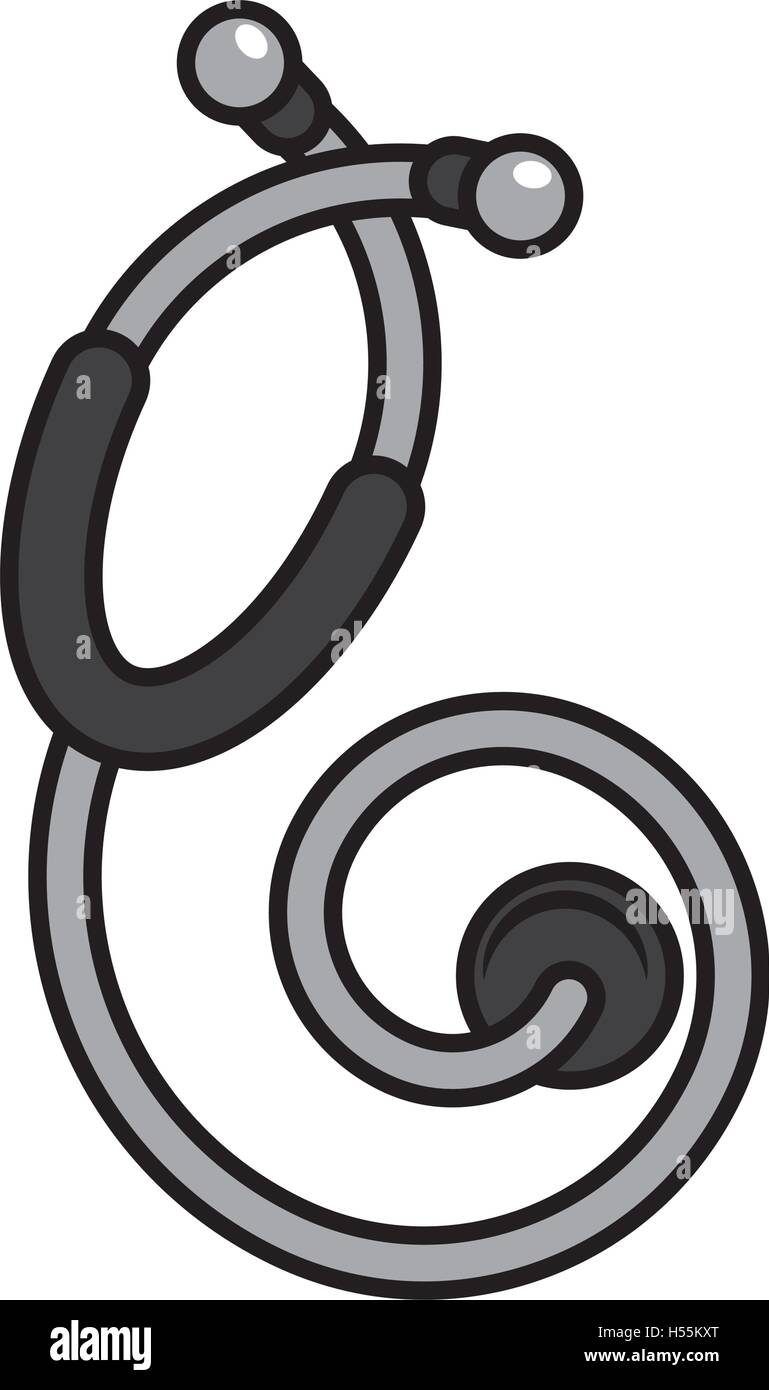 stethoscope medical isolated icon Stock Vector Image & Art - Alamy