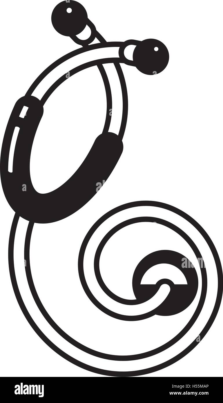 stethoscope medical isolated icon Stock Vector Image & Art - Alamy