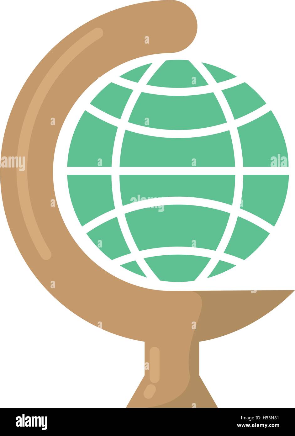 globe earth school isolated icon Stock Vector Image & Art - Alamy