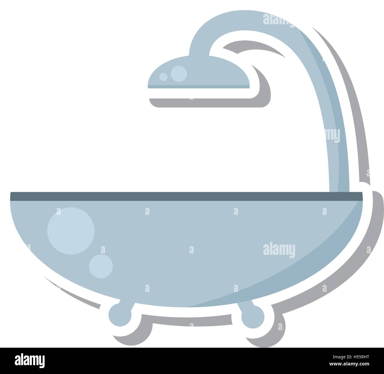 bathtub spa isolated icon Stock Vector Image & Art - Alamy