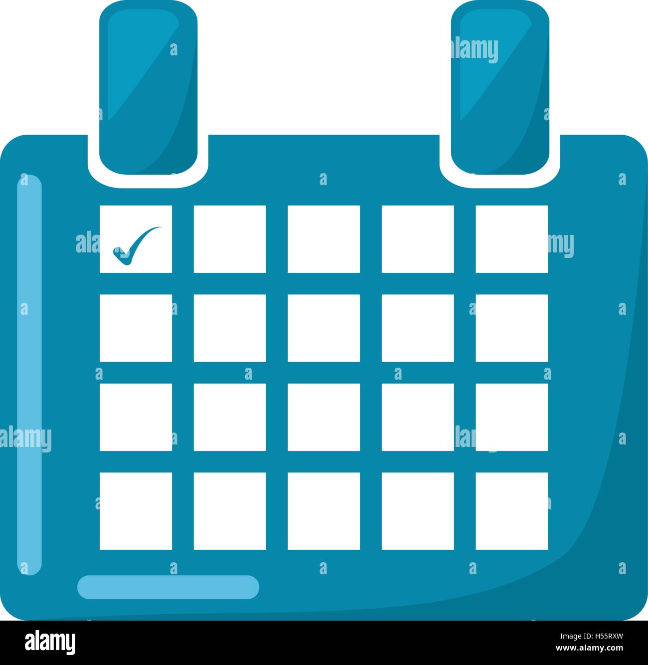 calendar reminder mark day isolated icon Stock Vector Image & Art Alamy