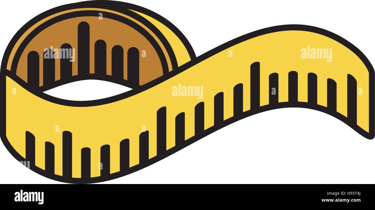 tape measure isolated icon Stock Vector Image & Art - Alamy