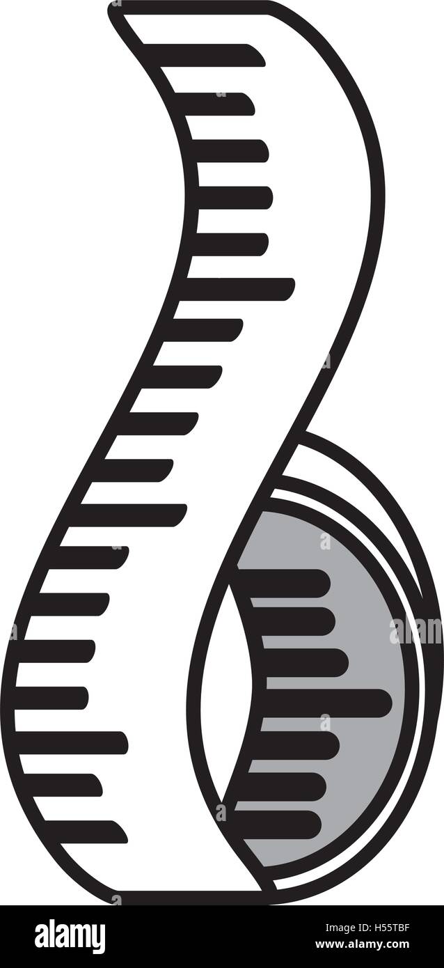 tape measure isolated icon Stock Vector Image & Art - Alamy