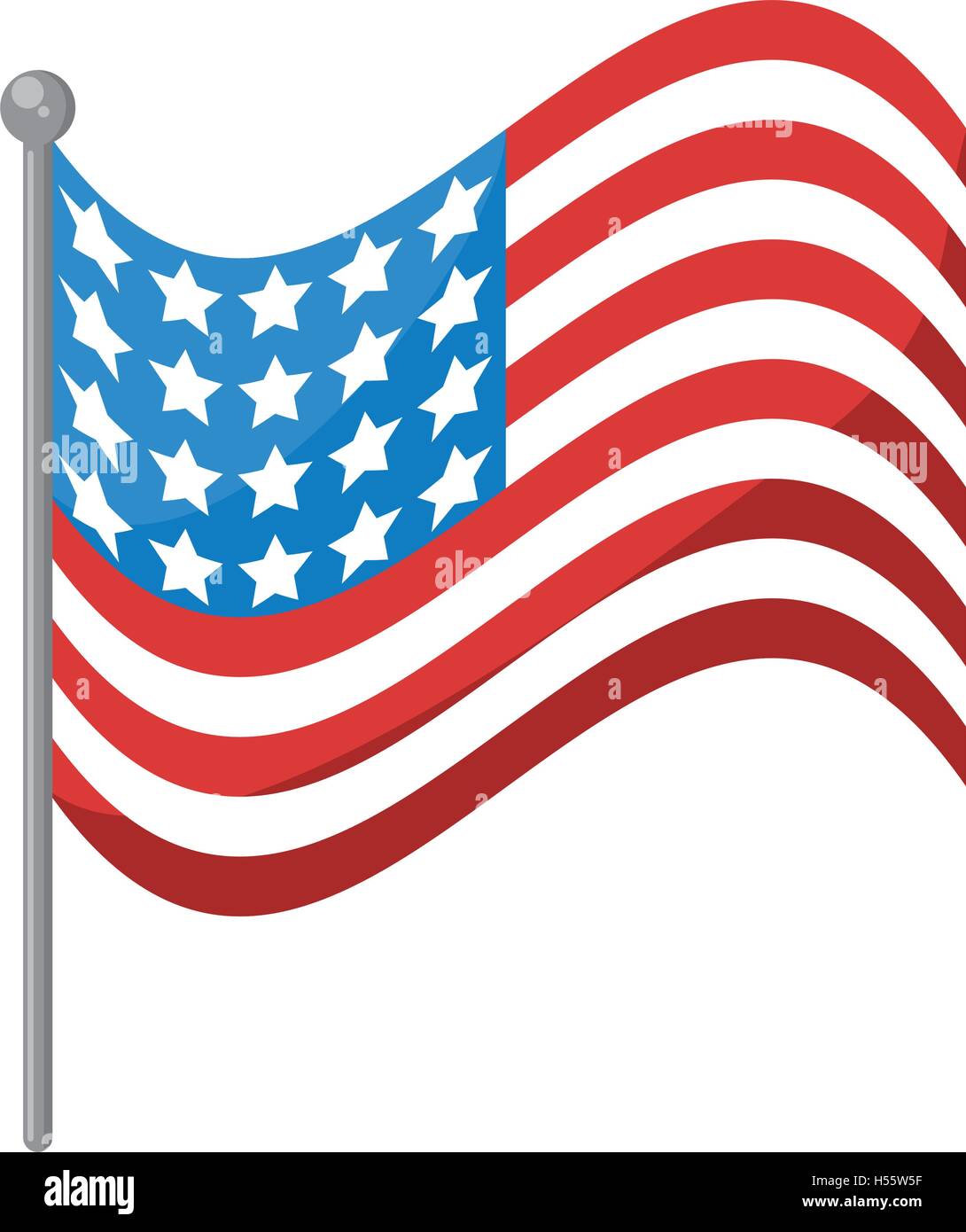 united states of america flag icon Stock Vector Image & Art - Alamy