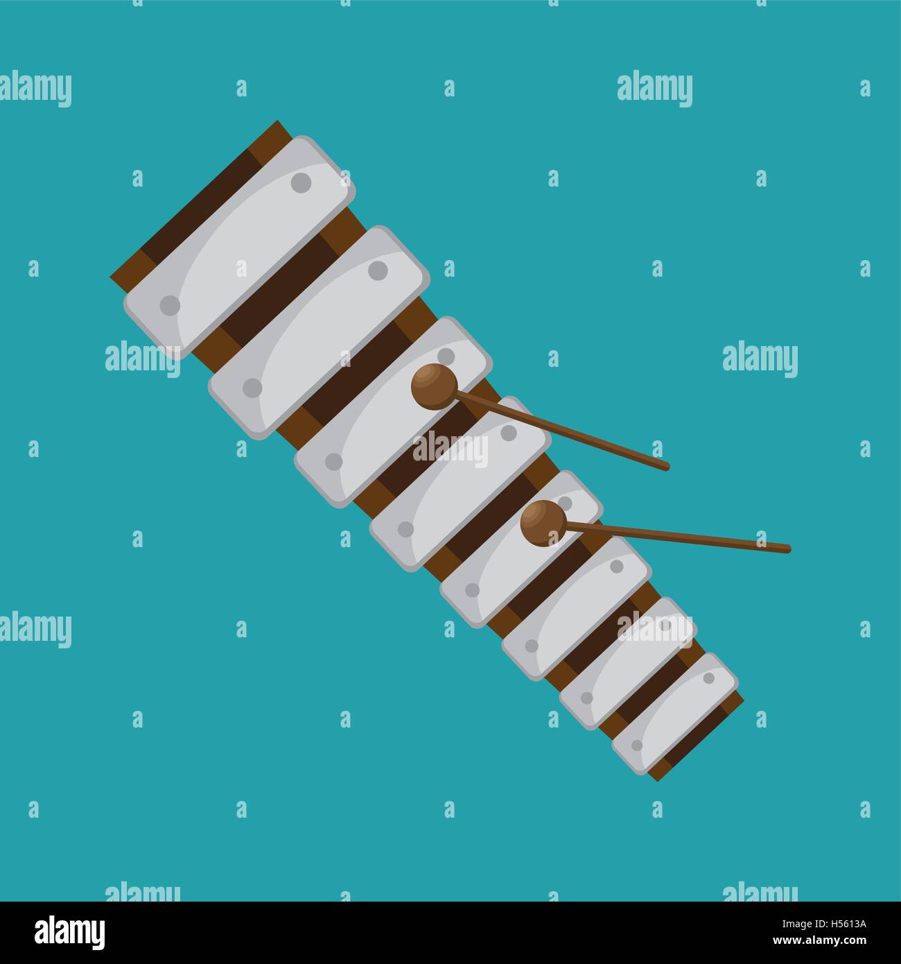 xylophone folk music instrument graphic Stock Vector Image & Art Alamy