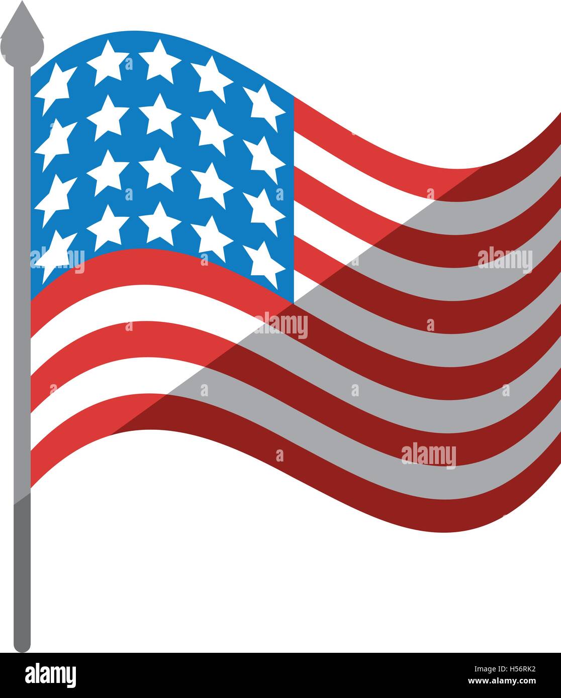 united states of america flag icon Stock Vector Image & Art - Alamy
