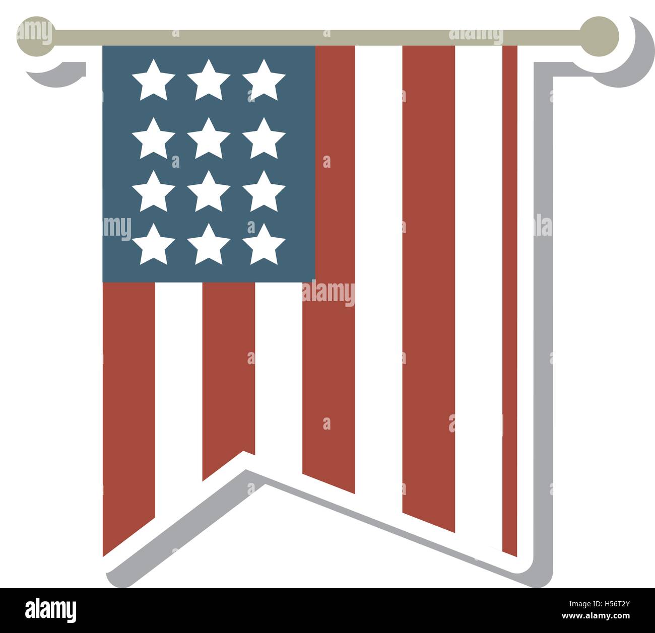 united states of america flag icon Stock Vector Image & Art - Alamy