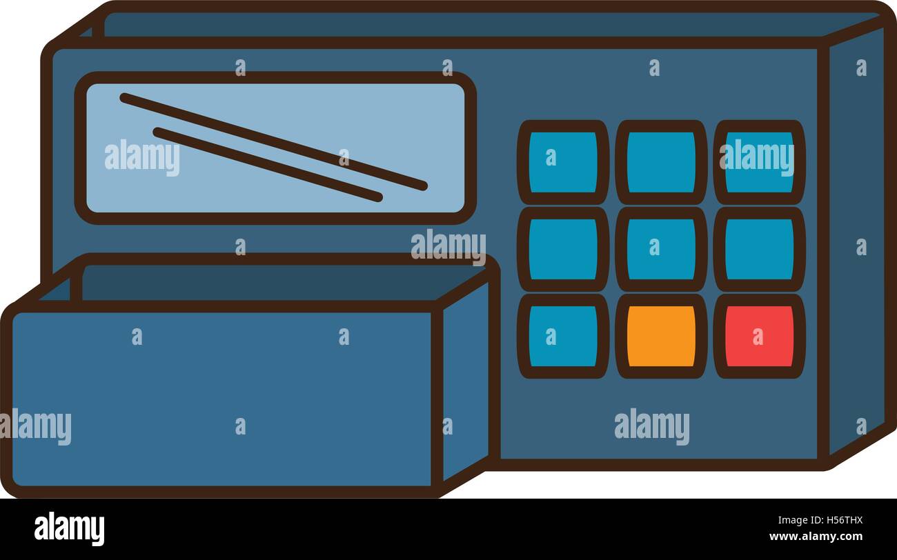 register machine store isolated icon Stock Vector Image & Art - Alamy