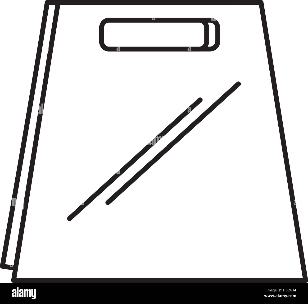 shopping bag isolated icon Stock Vector Image & Art - Alamy