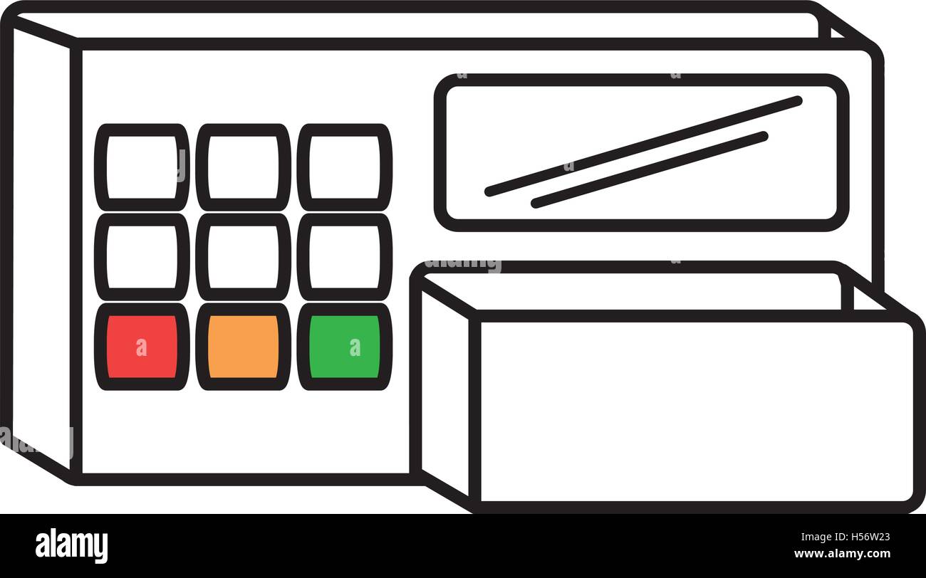 register machine store isolated icon Stock Vector Image & Art - Alamy