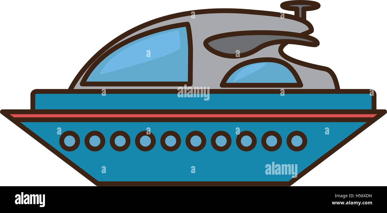 yacht luxury transport isolated icon Stock Vector Image & Art - Alamy