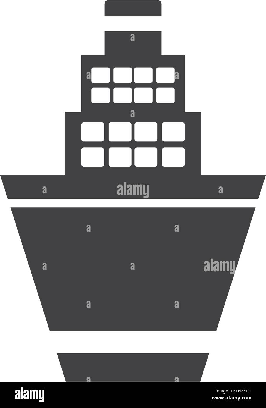 cruise ship transport isolated icon Stock Vector Image & Art - Alamy
