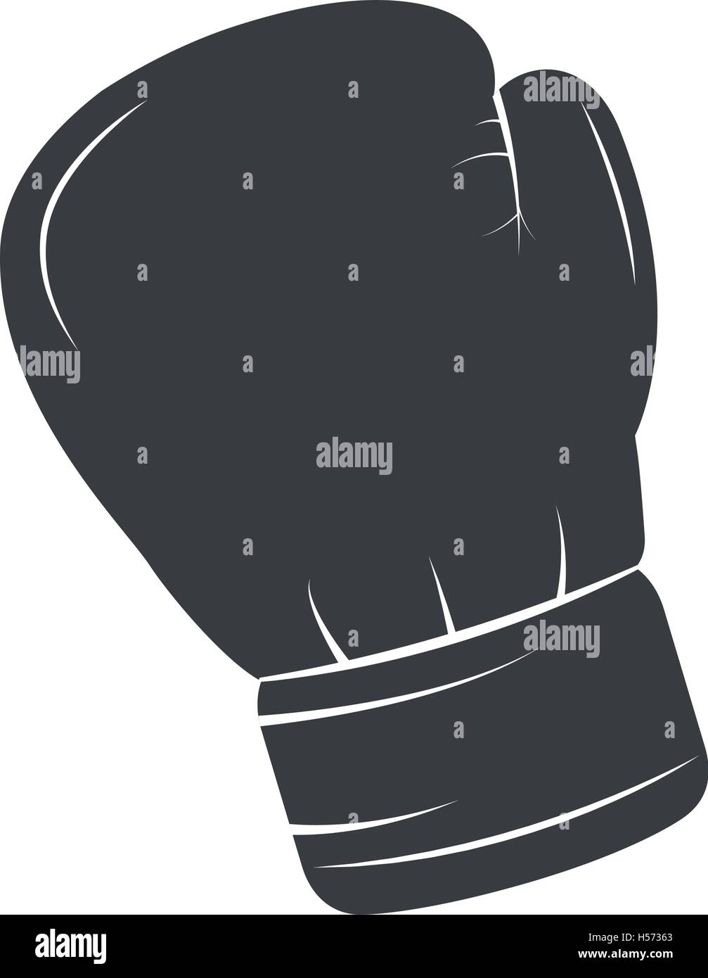 glove boxing equipment isolated icon Stock Vector Image & Art - Alamy