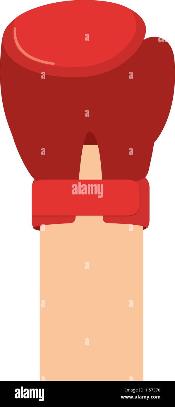 glove boxing equipment isolated icon Stock Vector Image & Art - Alamy