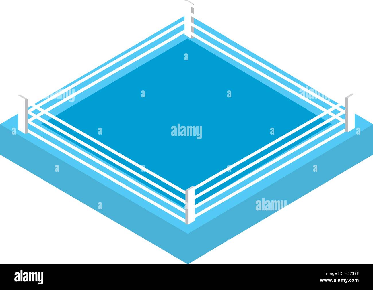 boxing ring isolated icon Stock Vector Image & Art - Alamy