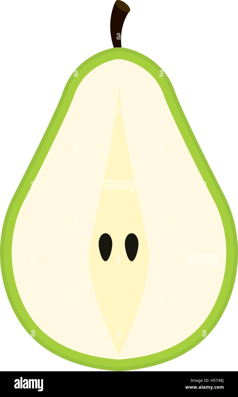 pear fresh fruit isolated icon Stock Vector Image & Art - Alamy