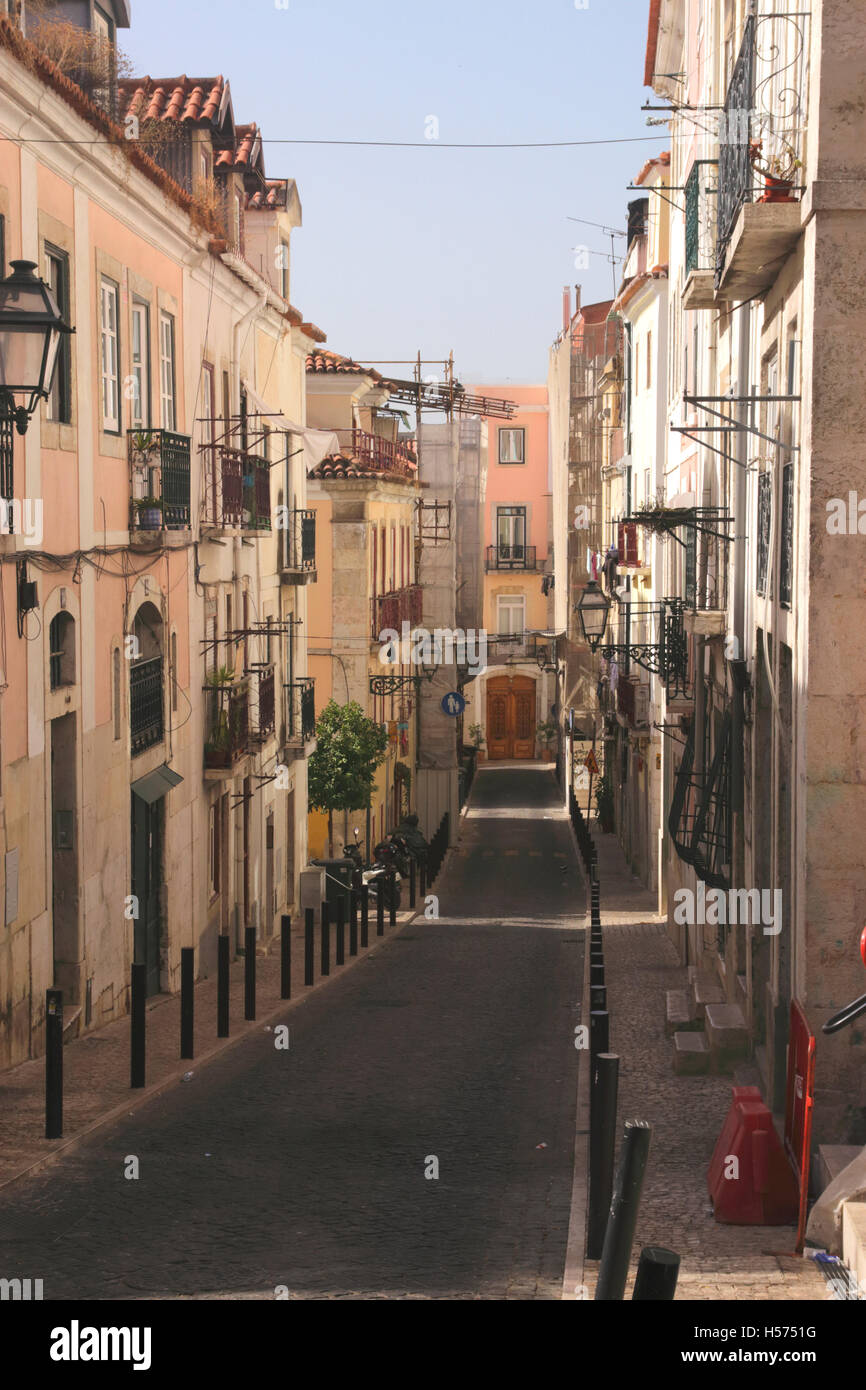 Rua Do Almada alley in Bairro Alto Lisbon Portugal Stock Photo  Alamy