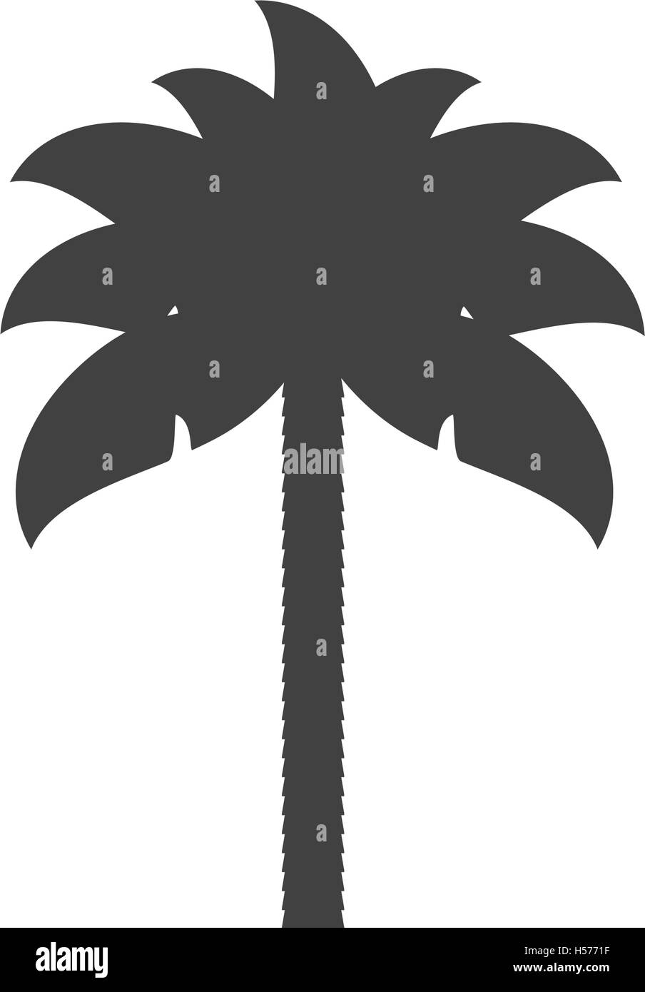 palm tropical tree isolated icon Stock Vector Image & Art - Alamy