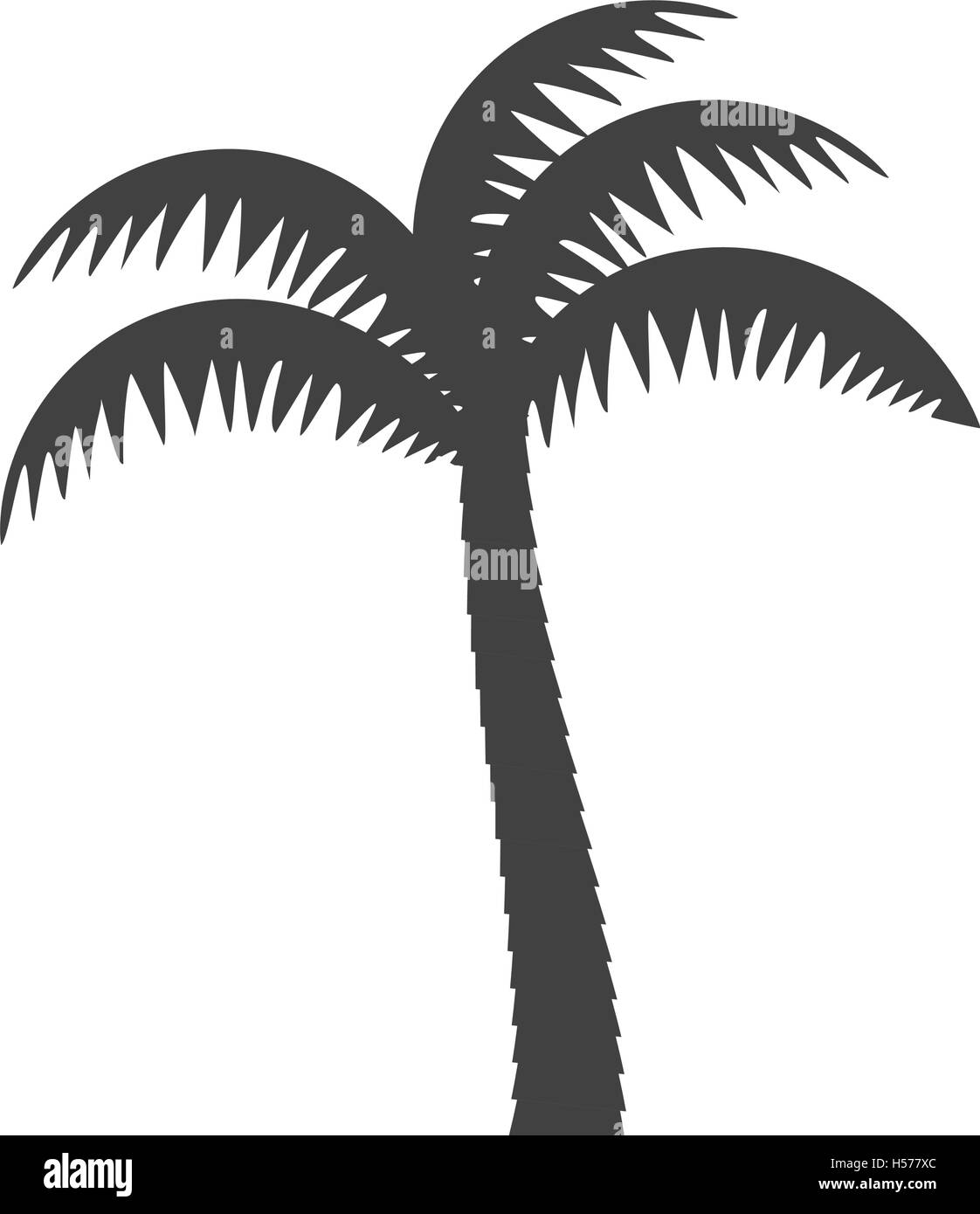 palm tropical tree isolated icon Stock Vector Image & Art - Alamy