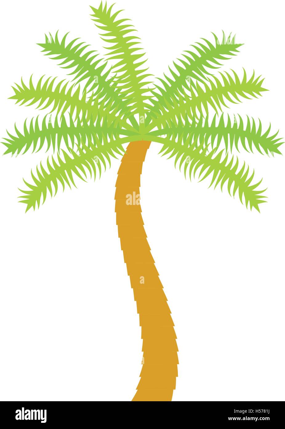 palm tropical tree isolated icon Stock Vector Image & Art - Alamy
