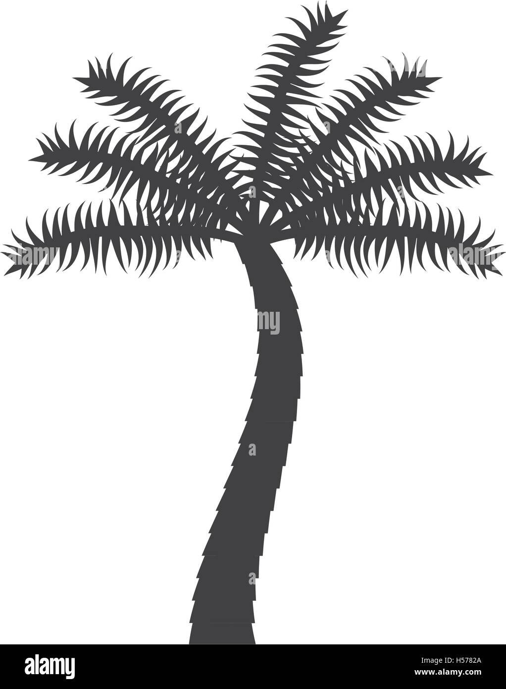 palm tropical tree isolated icon Stock Vector Image & Art - Alamy