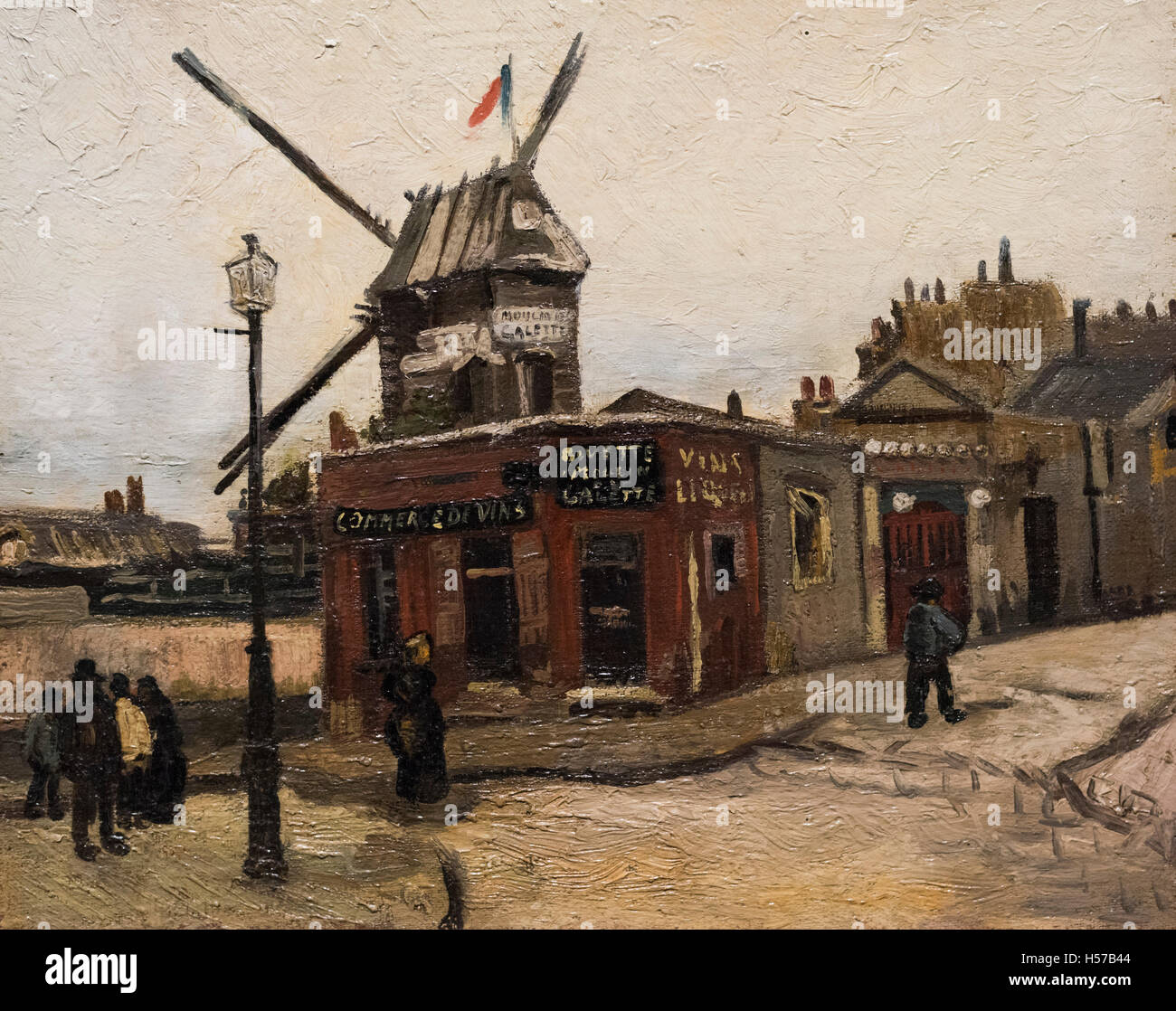 Vincent van Gogh (1853-1890), Moulin de la Galette auf dem Montmartre in  Paris, 1886 Stock Photo - Alamy