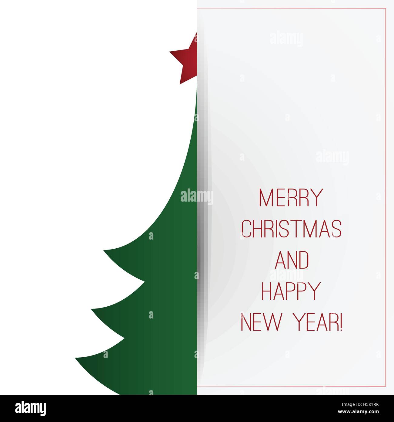 Christmas Greeting Card Design Template Stock Vector Image & Art Alamy