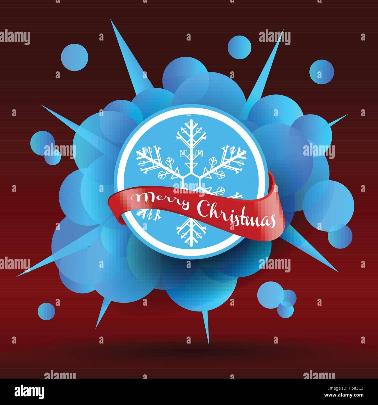 Abstract Christmas Card Stock Vector Image & Art - Alamy