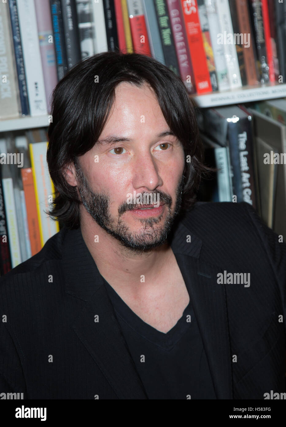 Keanu Reeves attends Alexandra Grant and Keanu Reeves book “Shadows