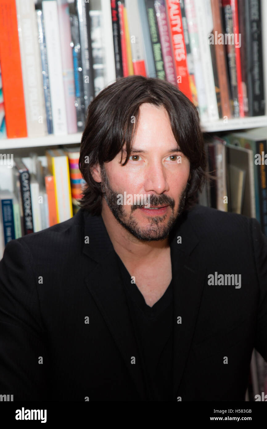 Keanu Reeves attends Alexandra Grant and Keanu Reeves book “Shadows
