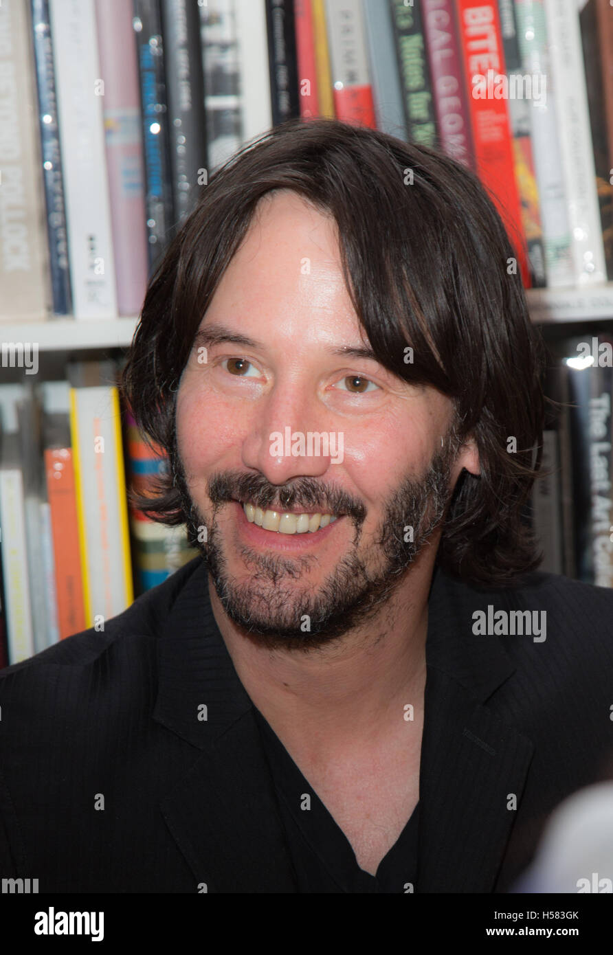Keanu Reeves attends Alexandra Grant and Keanu Reeves book “Shadows