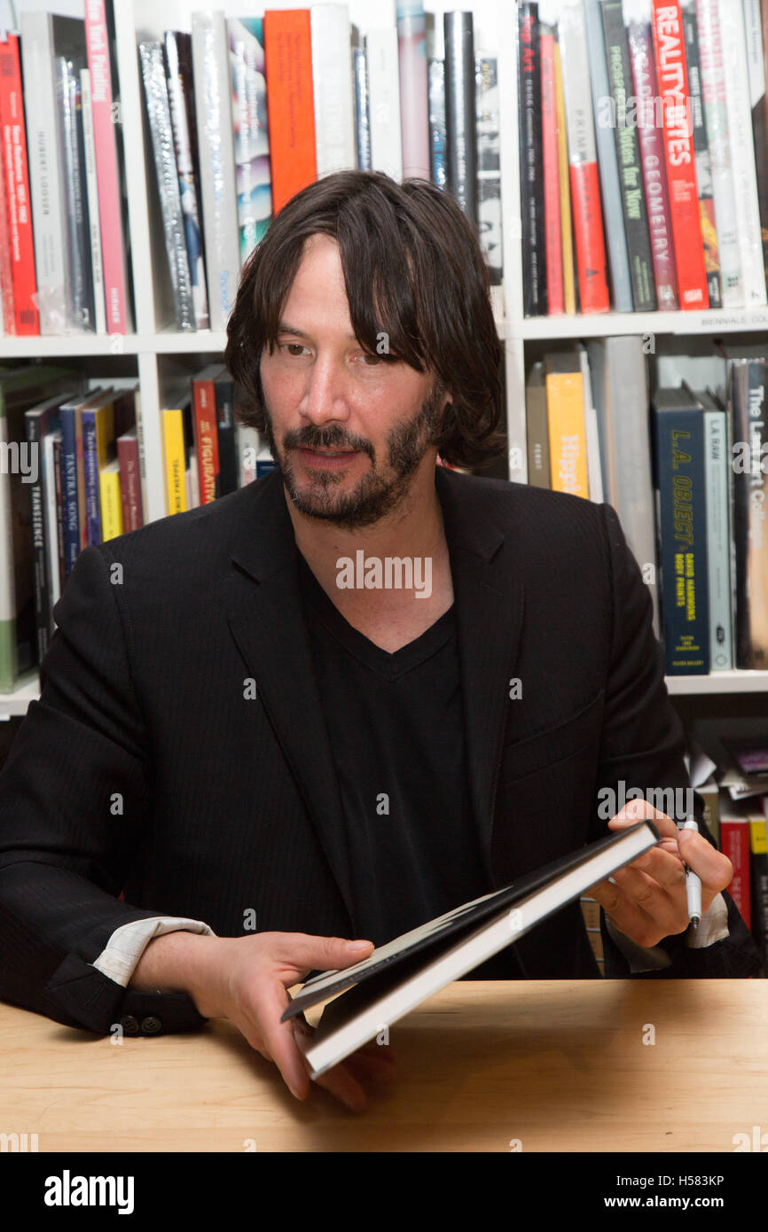 Keanu Reeves attends Alexandra Grant and Keanu Reeves book “Shadows