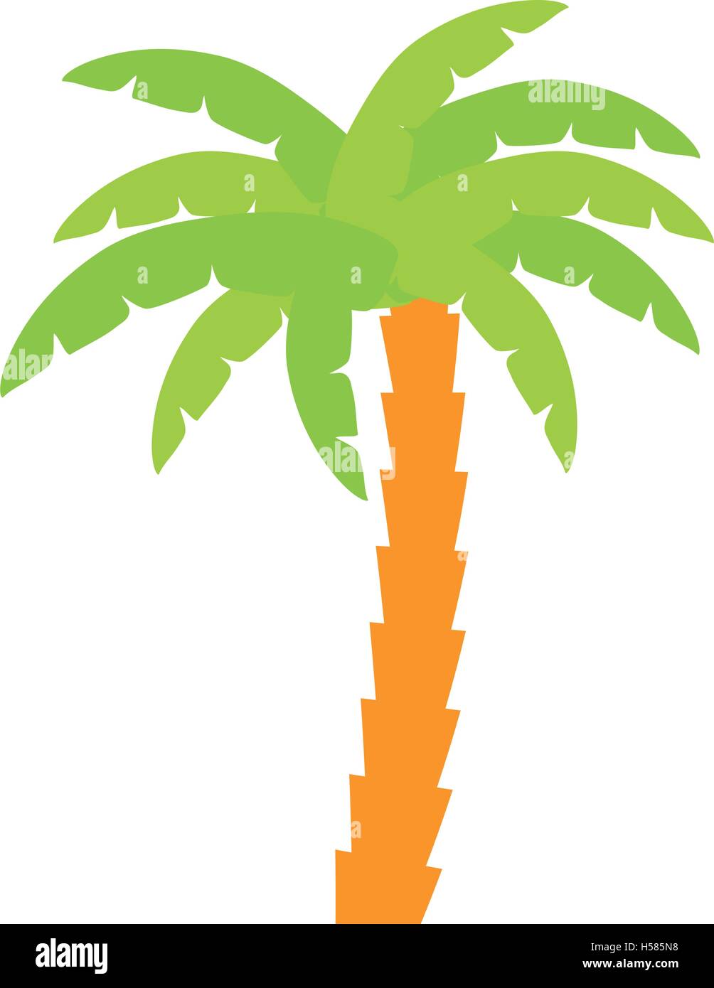 palm tropical tree isolated icon Stock Vector Image & Art - Alamy