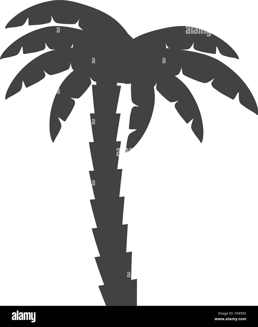 palm tropical tree isolated icon Stock Vector Image & Art - Alamy