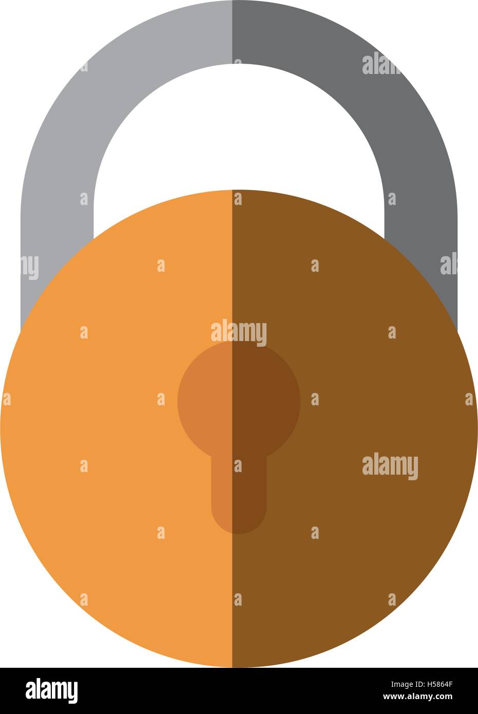 safe secure padlock isolated icon Stock Vector Image & Art - Alamy