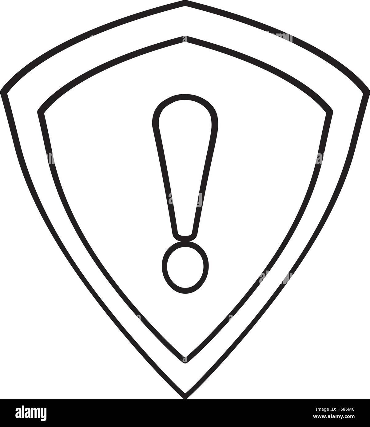 shield security isolated icon Stock Vector Image & Art - Alamy