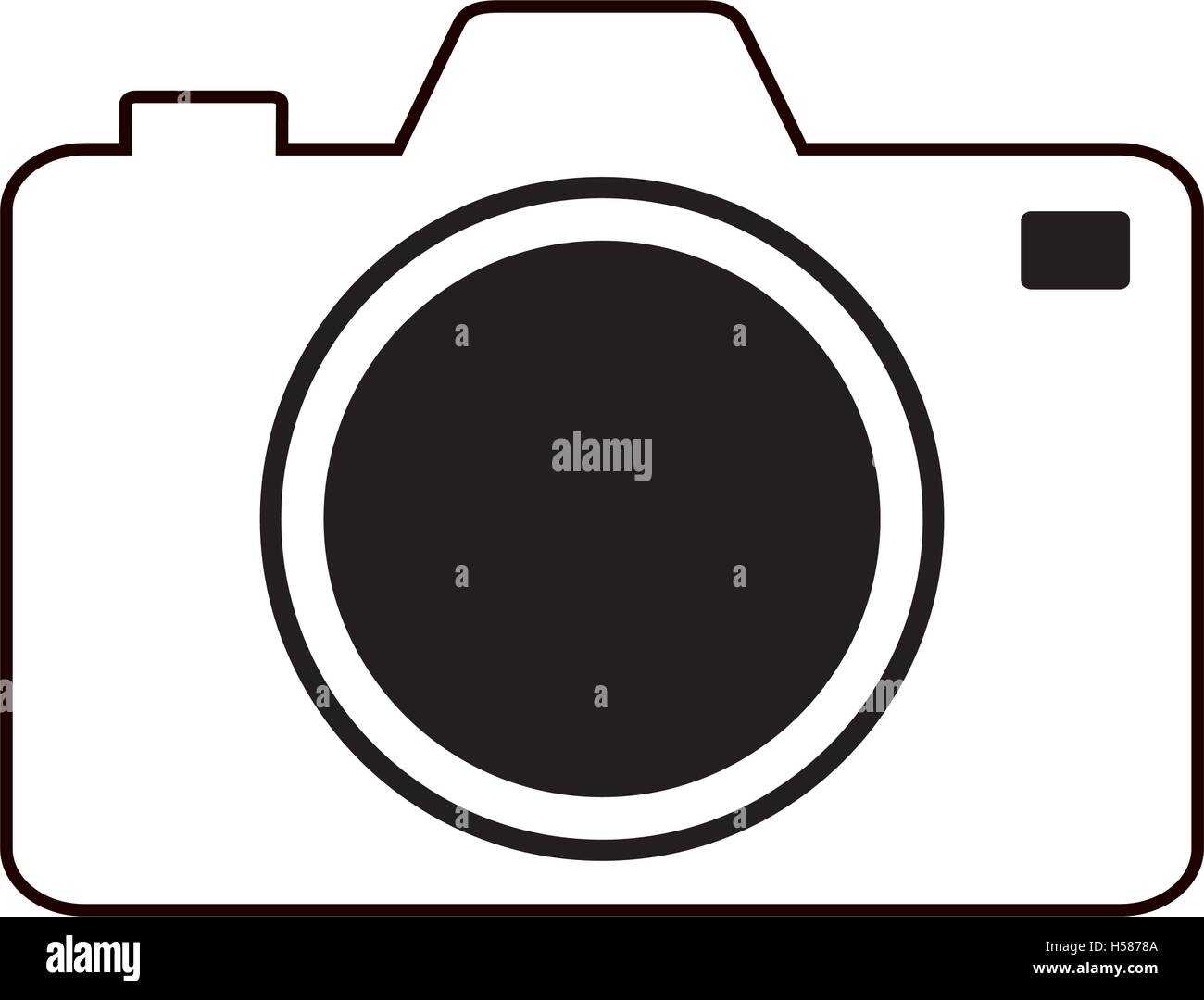 camera photographic isolated icon Stock Vector Image & Art - Alamy