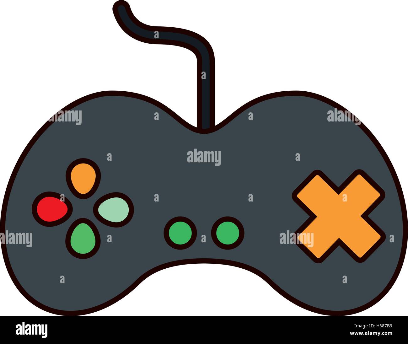 video game control isolated icon Stock Vector Image & Art - Alamy