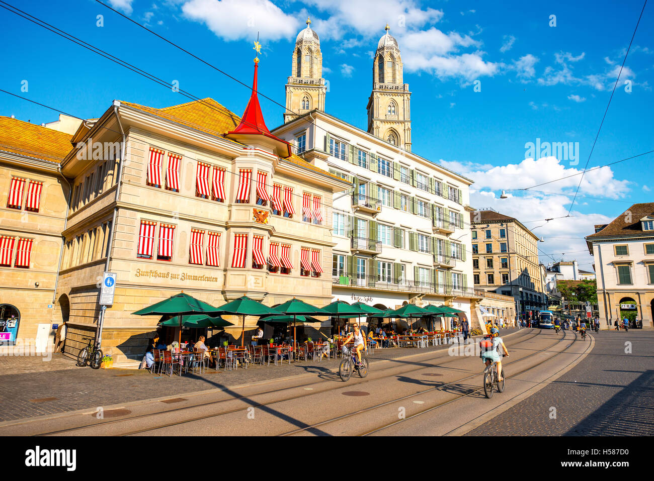 Zurich city in Switzerland Stock Photo