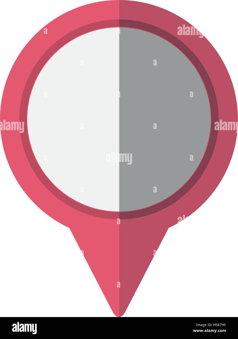 pointer location pin isolated icon Stock Vector Image & Art - Alamy