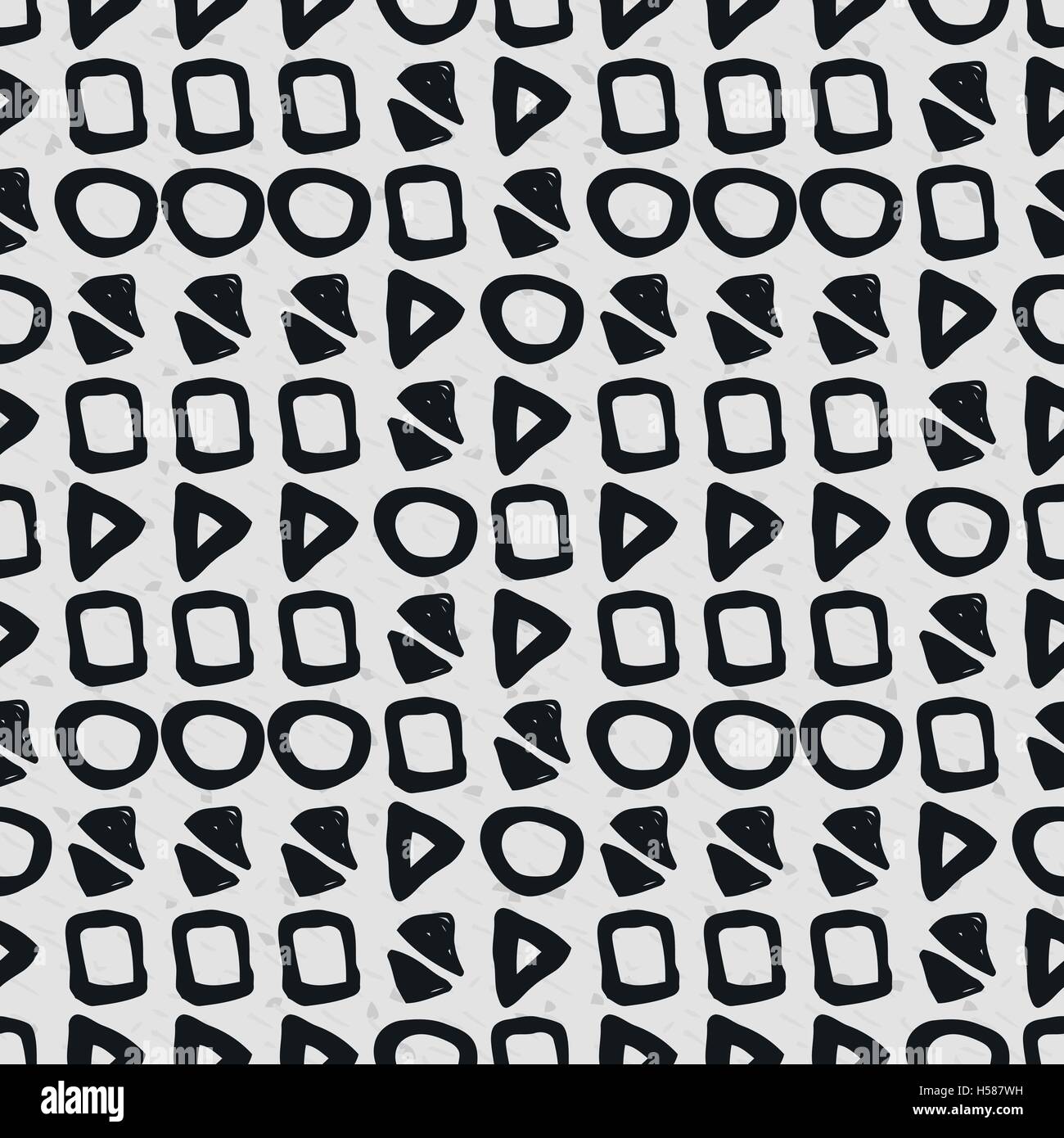 Hand-drawn geometric seamless pattern Stock Vector Image & Art - Alamy