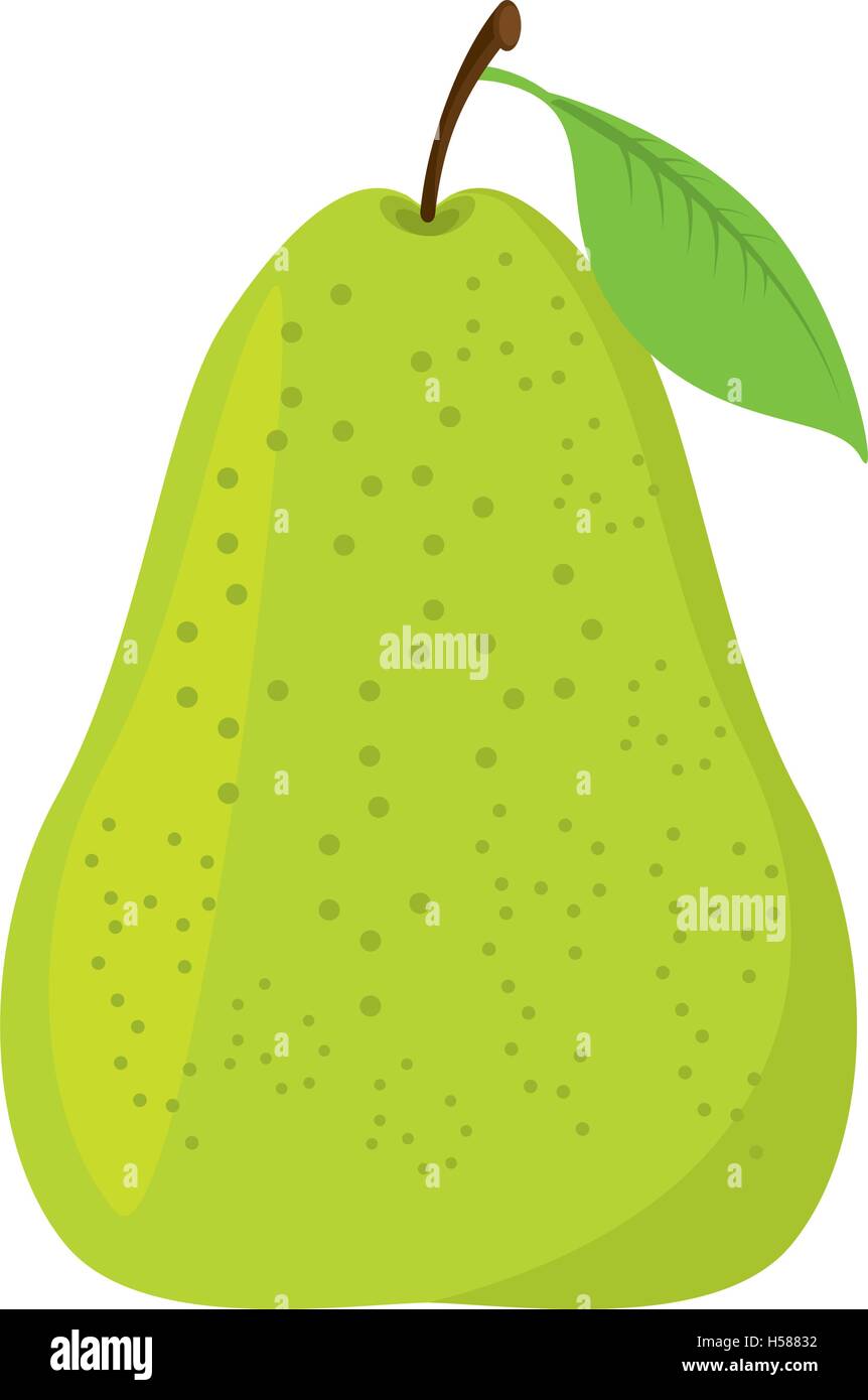 pear fresh fruit isolated icon Stock Vector Image & Art - Alamy