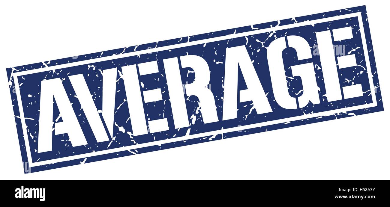 average stamp. average square grunge sign. average Stock Vector Image ...