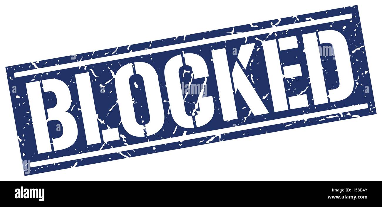 blocked square grunge stamp Stock Vector Image & Art - Alamy