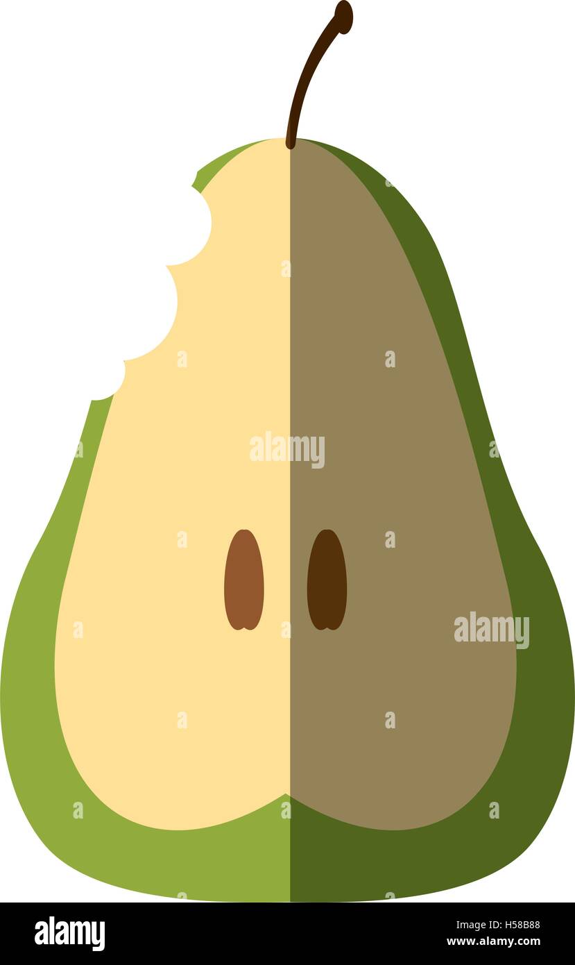 pear fresh fruit isolated icon Stock Vector Image & Art - Alamy