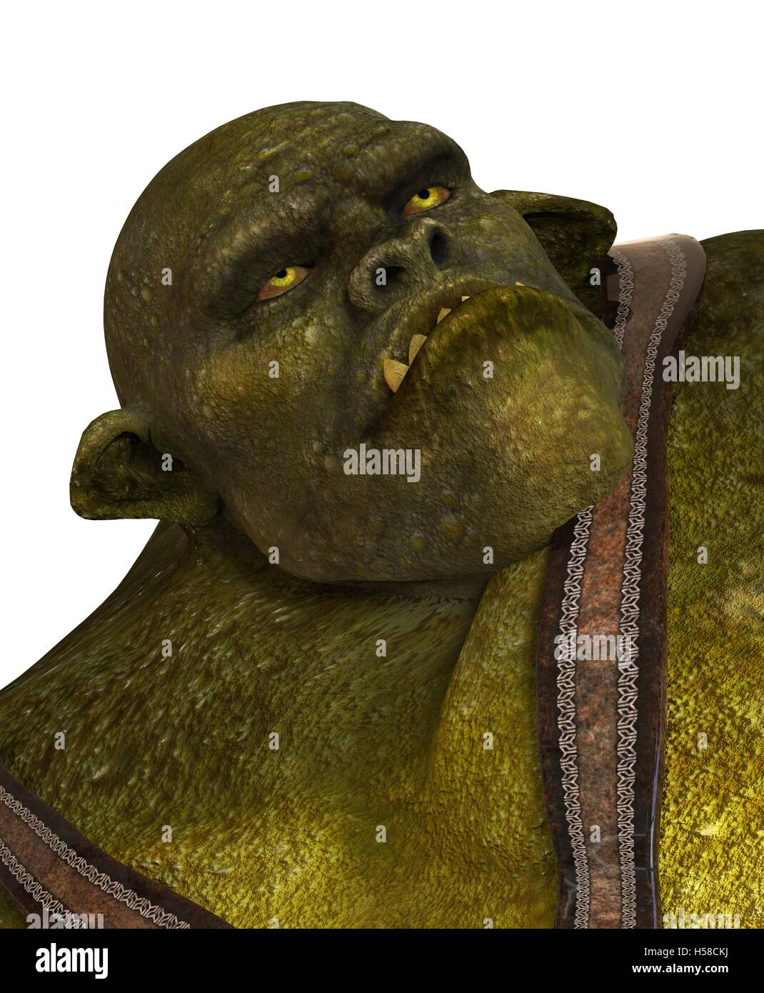 Ogre 3D Illustration Stock Photo