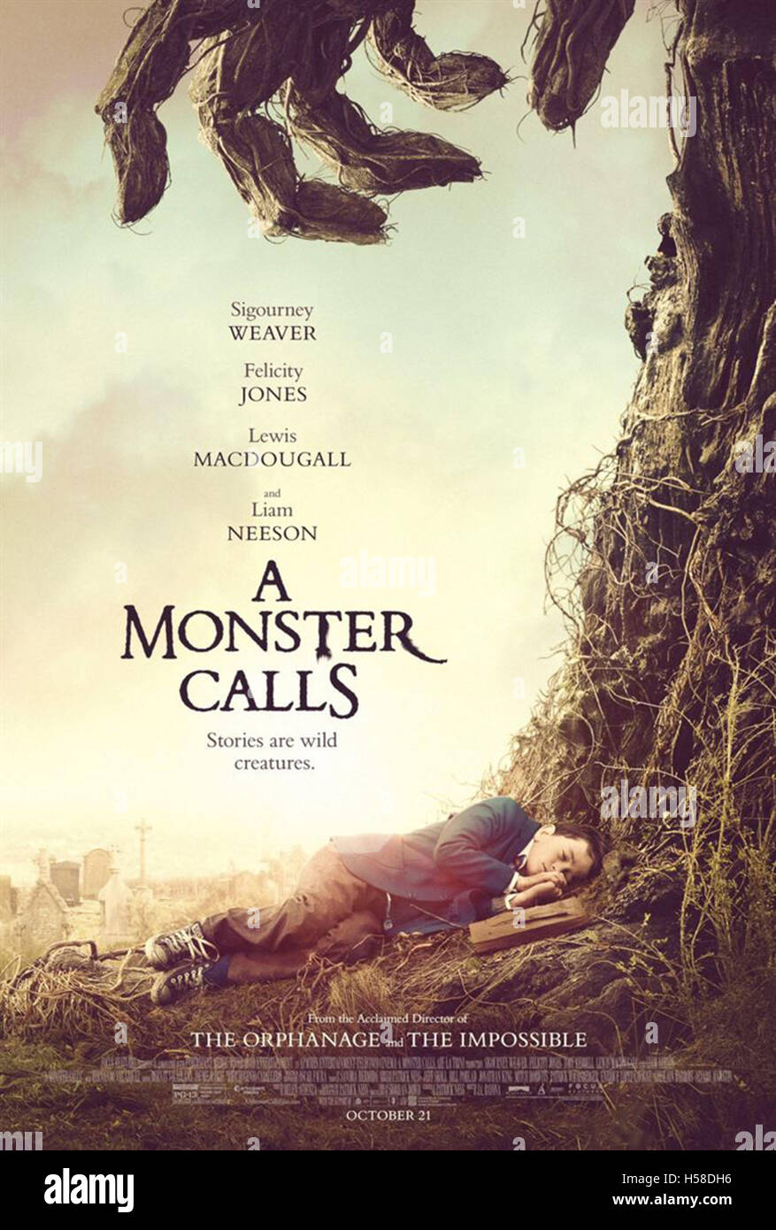 A MONSTER CALLS (2016) LEWIS MACDOUGALL J A BAYONA (DIR) MOVIESTORE ...