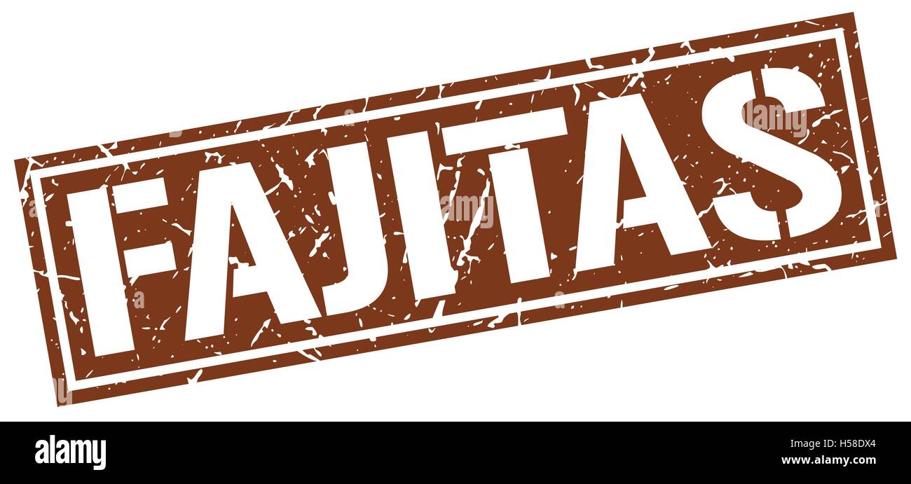 fajitas square grunge stamp Stock Vector Image & Art - Alamy