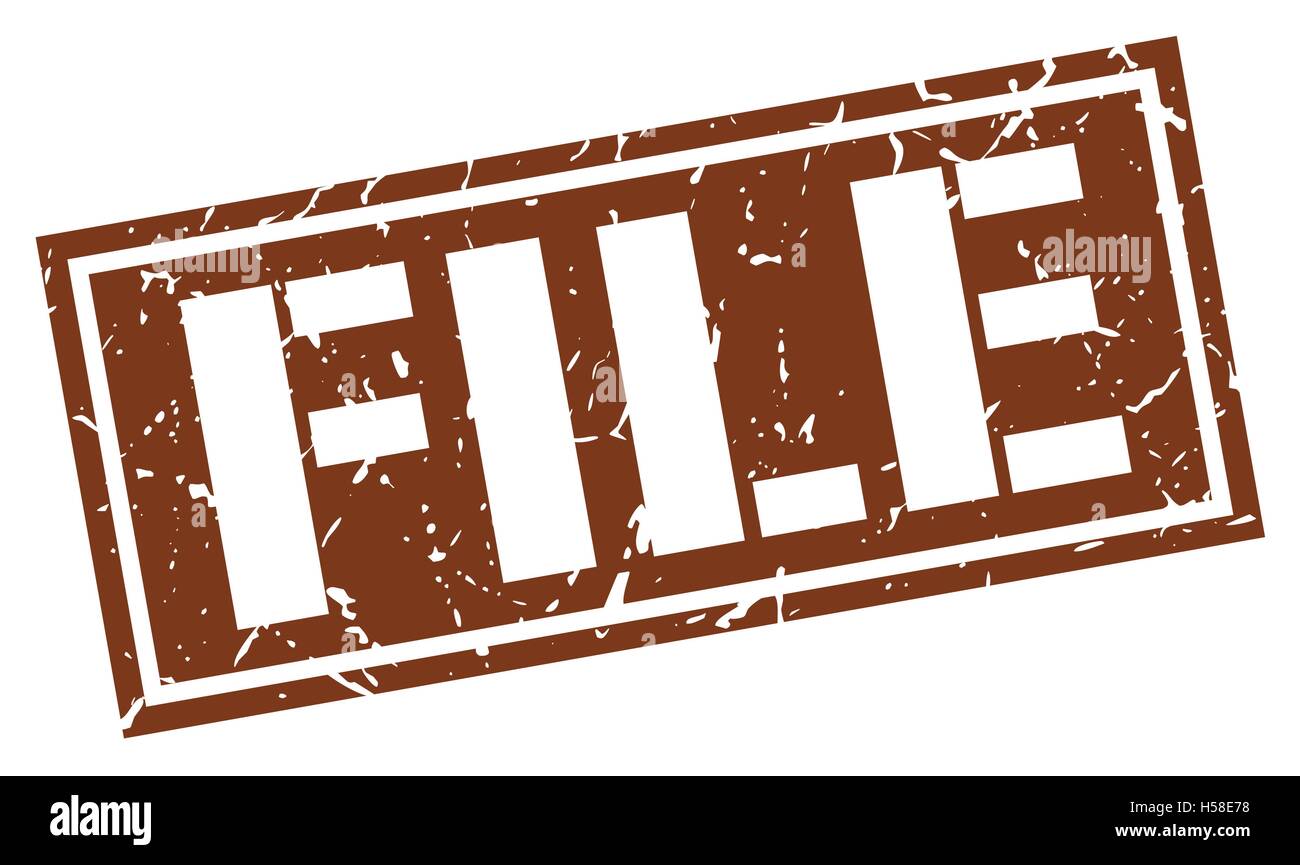 file square grunge stamp Stock Vector Image & Art - Alamy