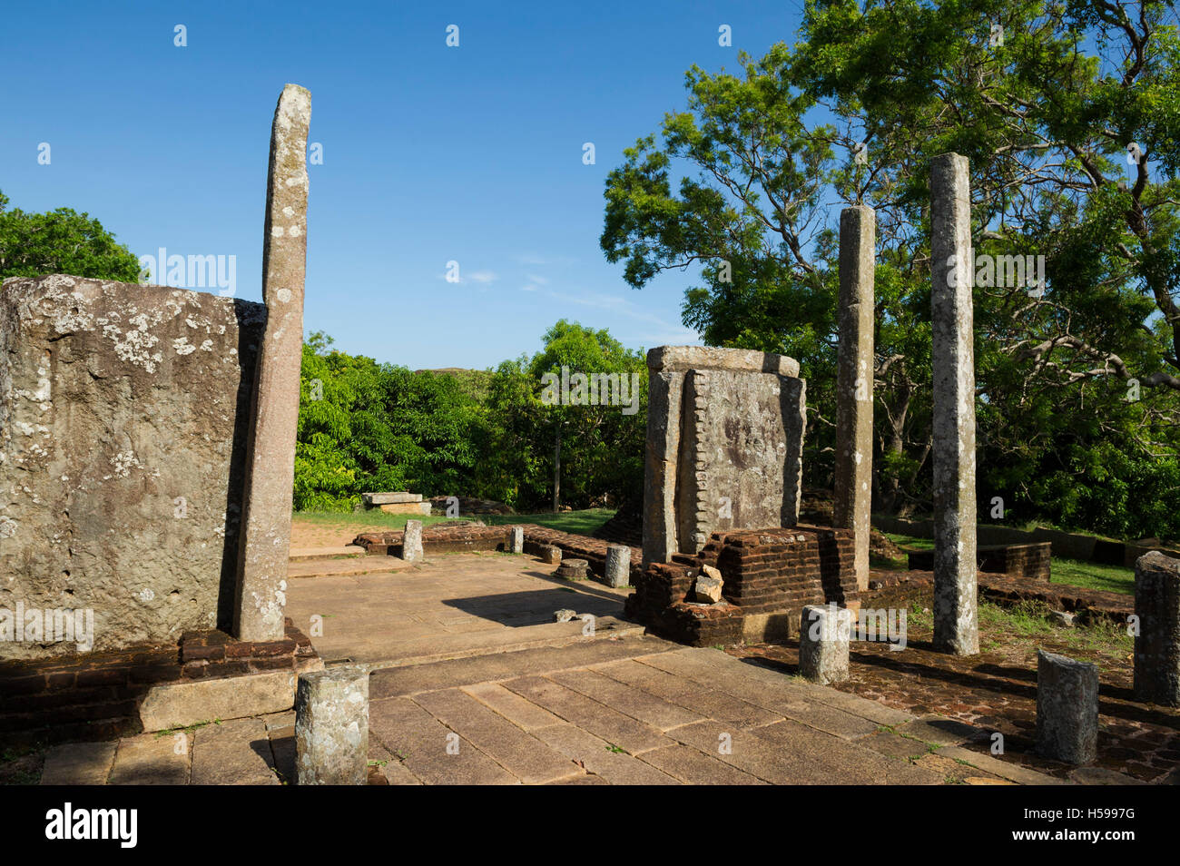 Relic chamber, Mihintale, Anuradhapura, Sri Lanka Stock Photo